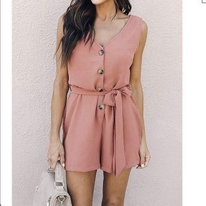 Pink romper